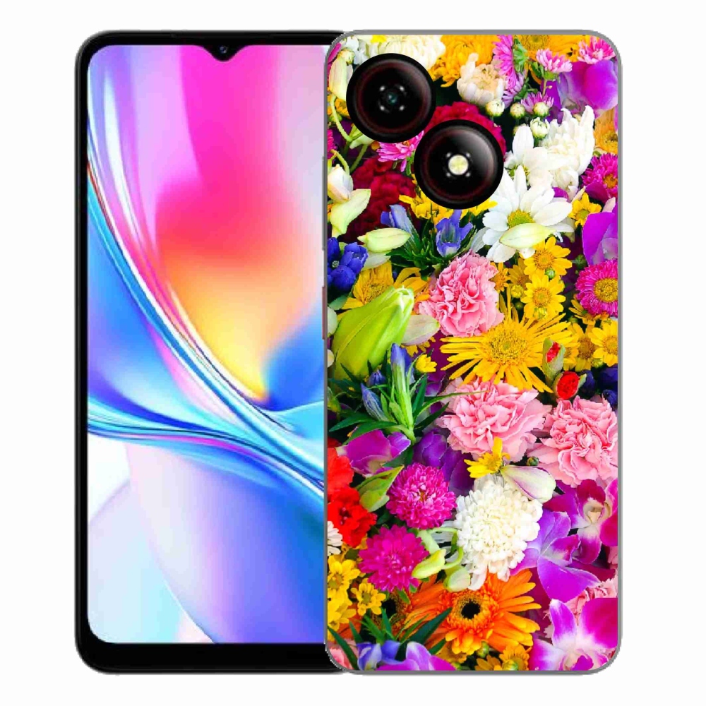 Gelový kryt mmCase na ZTE Blade A35E - květiny 12