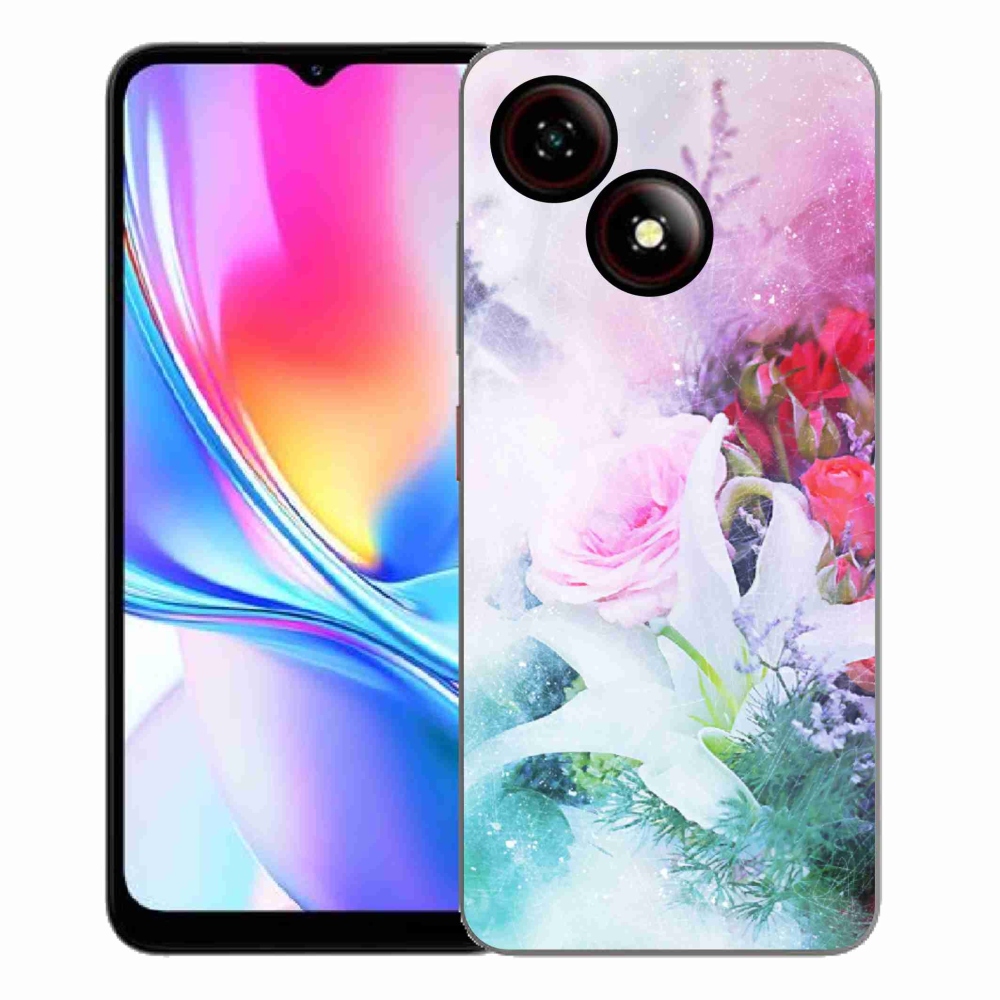 Gelový kryt mmCase na ZTE Blade A35E - květiny 4