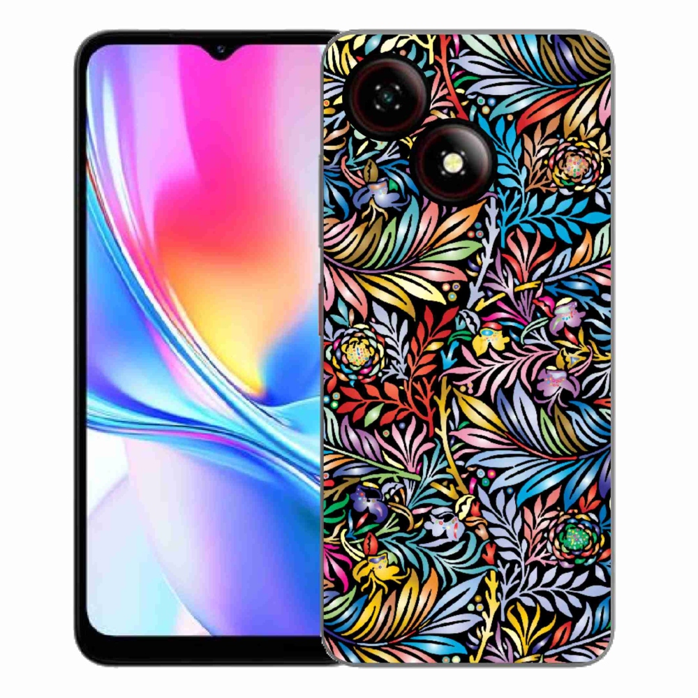 Gelový kryt mmCase na ZTE Blade A35E - květiny 5