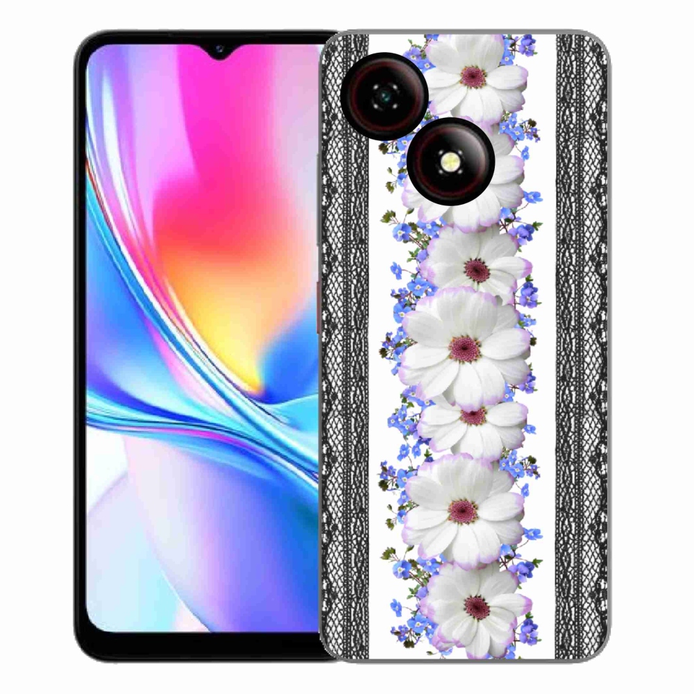 Gelový kryt mmCase na ZTE Blade A35E - květiny 8