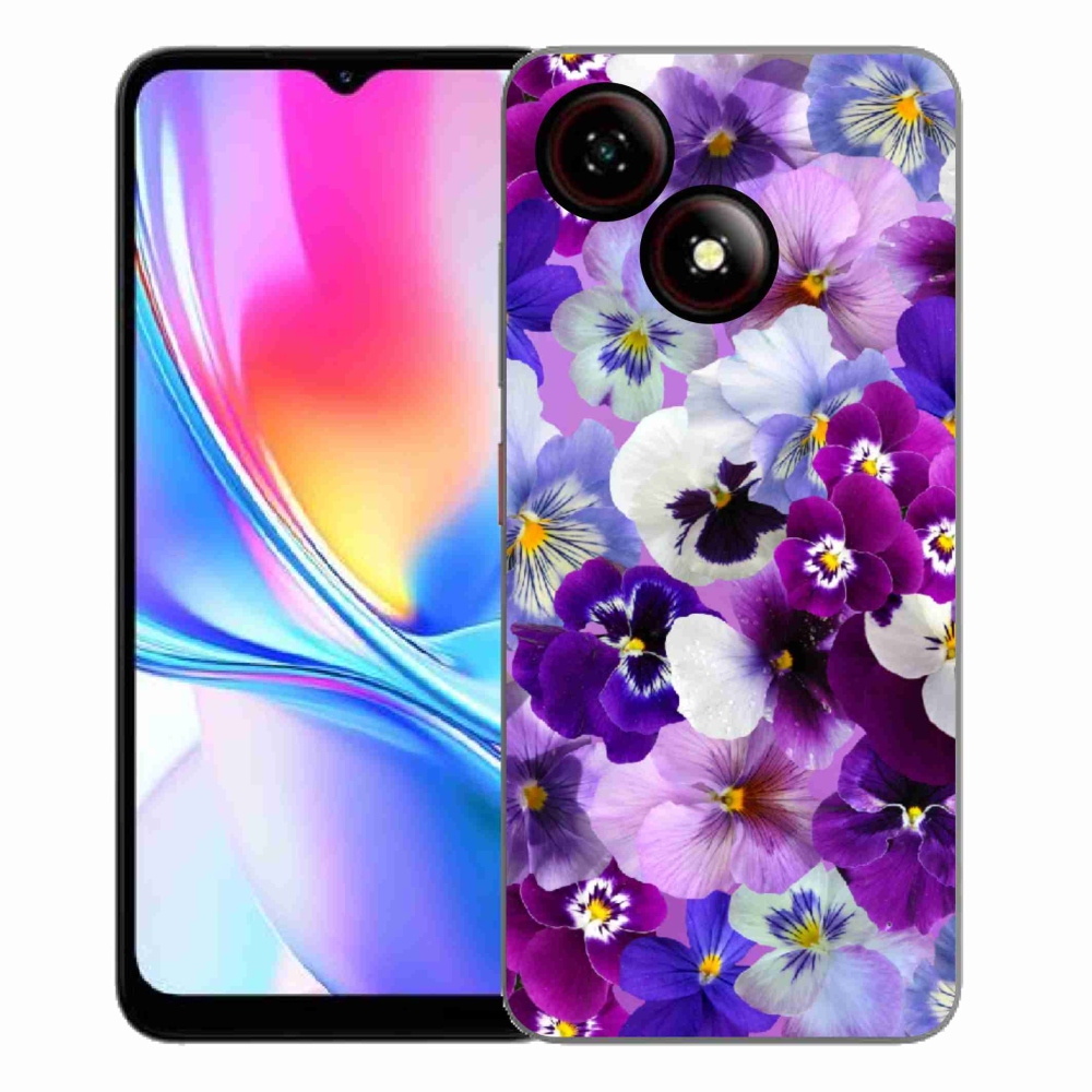 Gelový kryt mmCase na ZTE Blade A35E - květiny 9