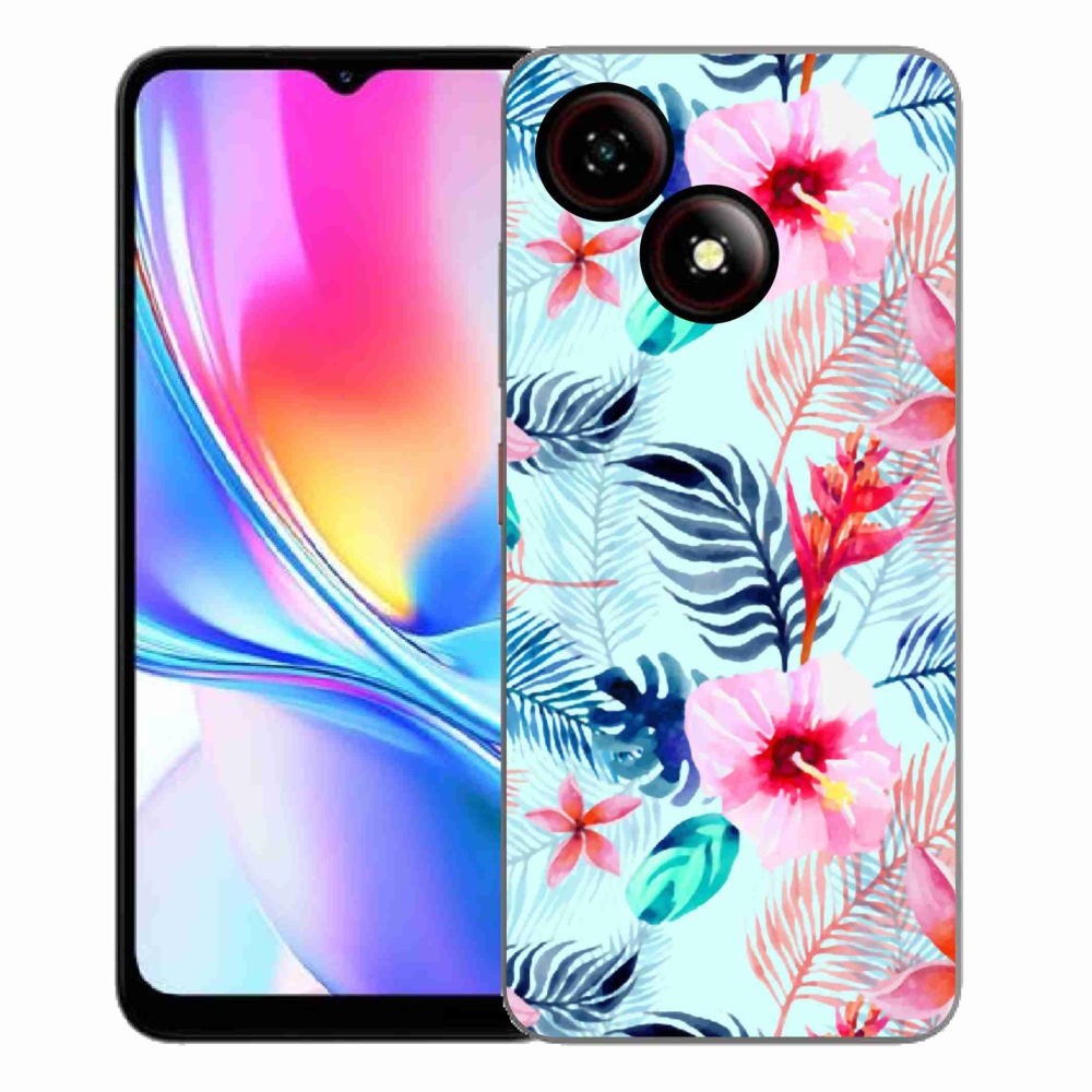 Gelový kryt mmCase na ZTE Blade A35E - květiny