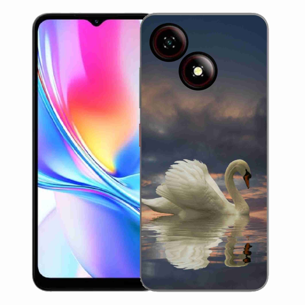 Gelový kryt mmCase na ZTE Blade A35E - labuť