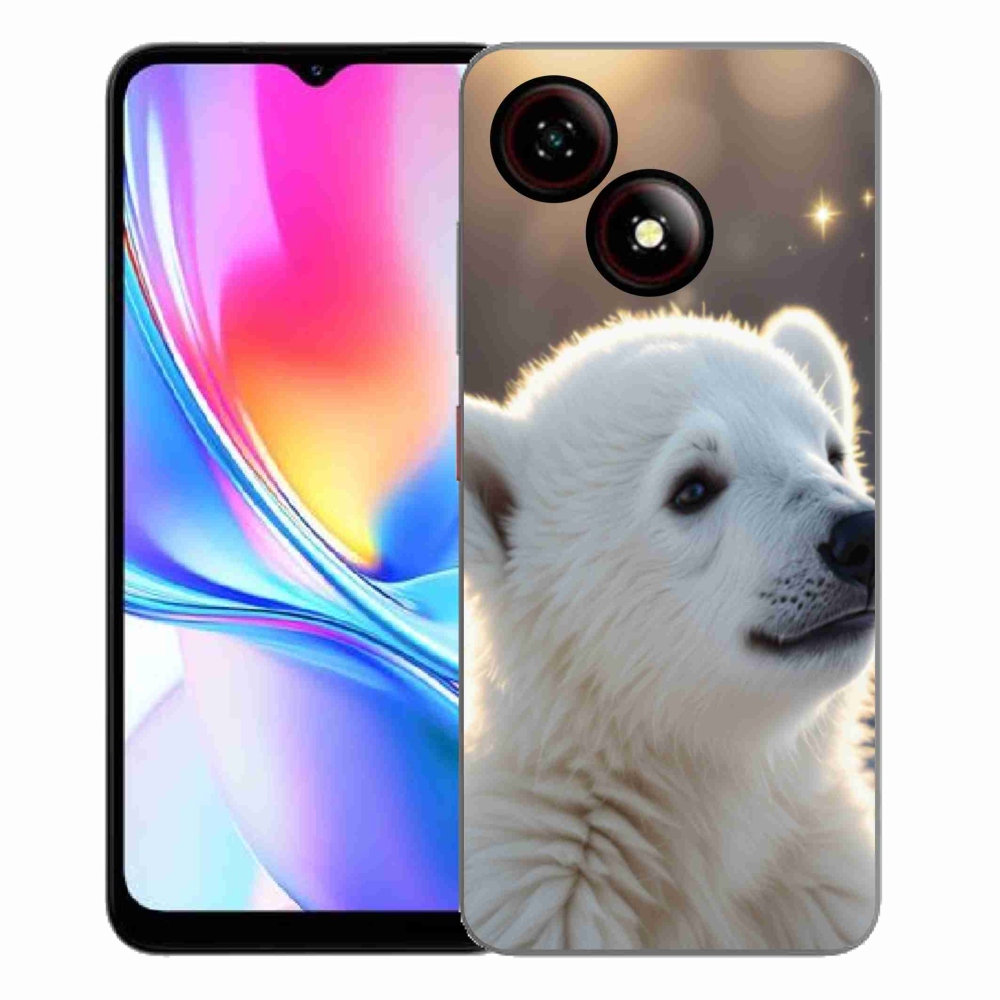 Gelový kryt mmCase na ZTE Blade A35E - lední medvěd