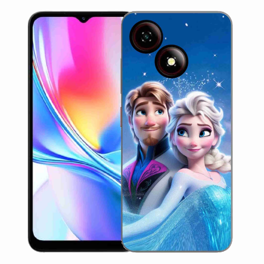 Gelový kryt mmCase na ZTE Blade A35E - ledové království 1