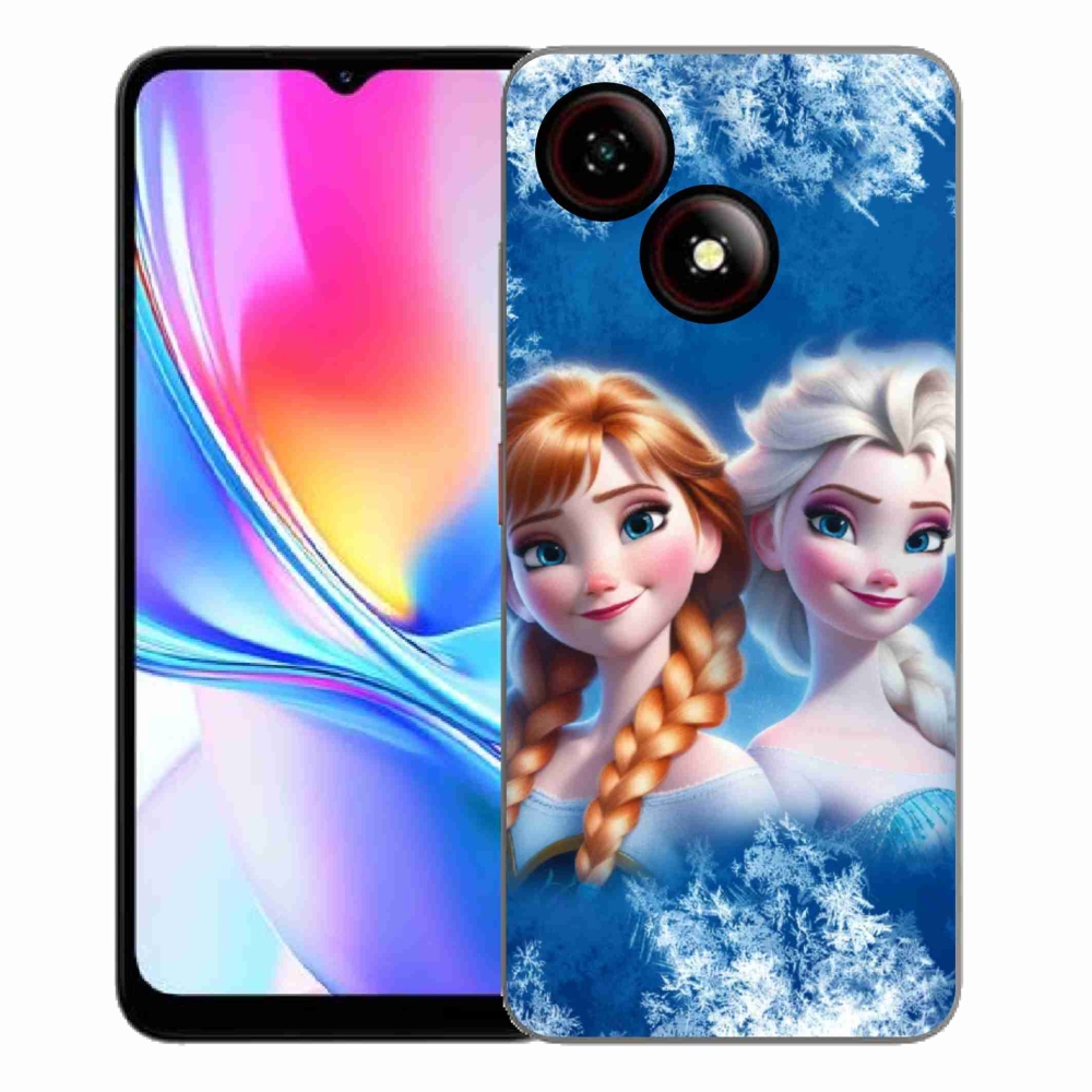 Gelový kryt mmCase na ZTE Blade A35E - ledové království 2
