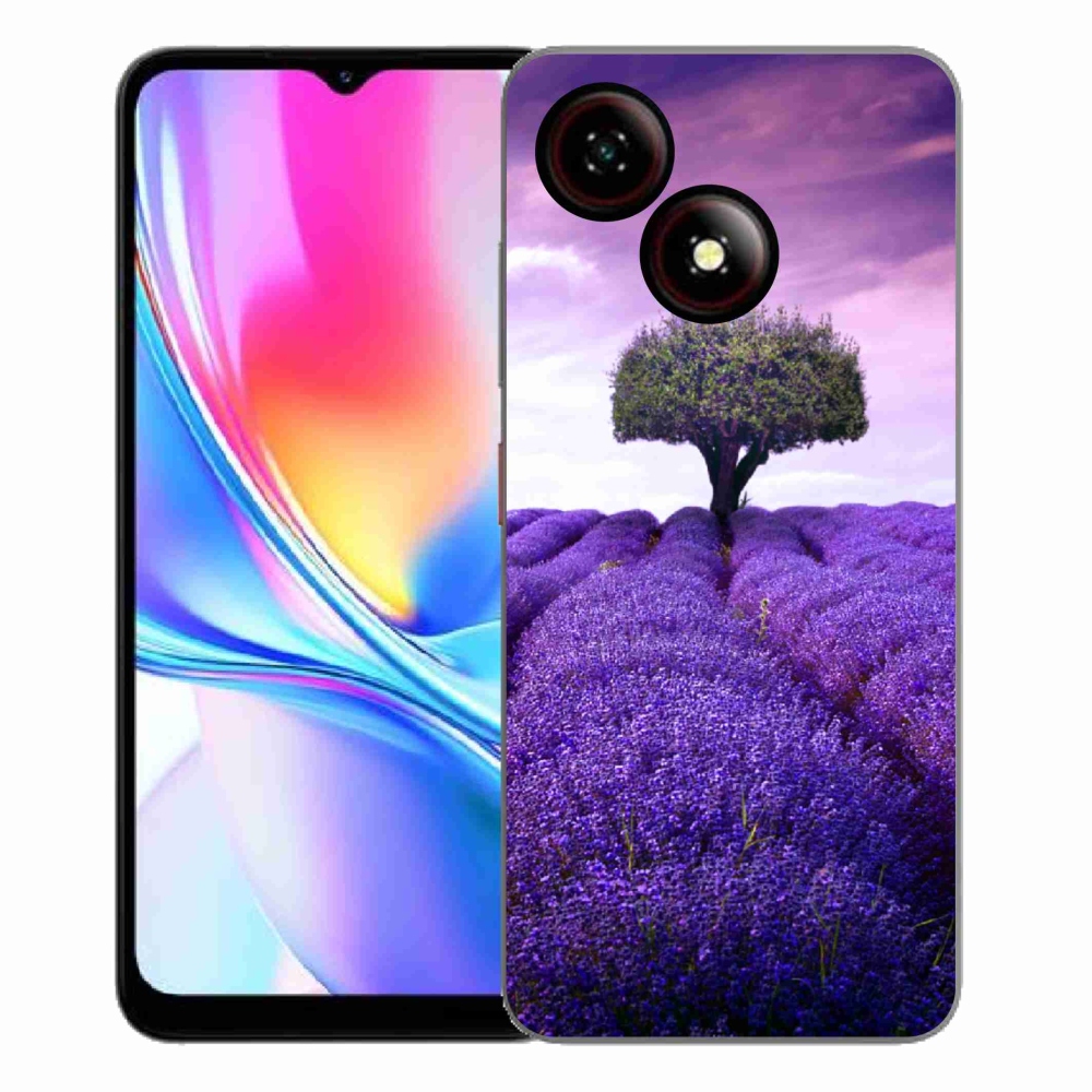 Gelový kryt mmCase na ZTE Blade A35E - levandulová louka