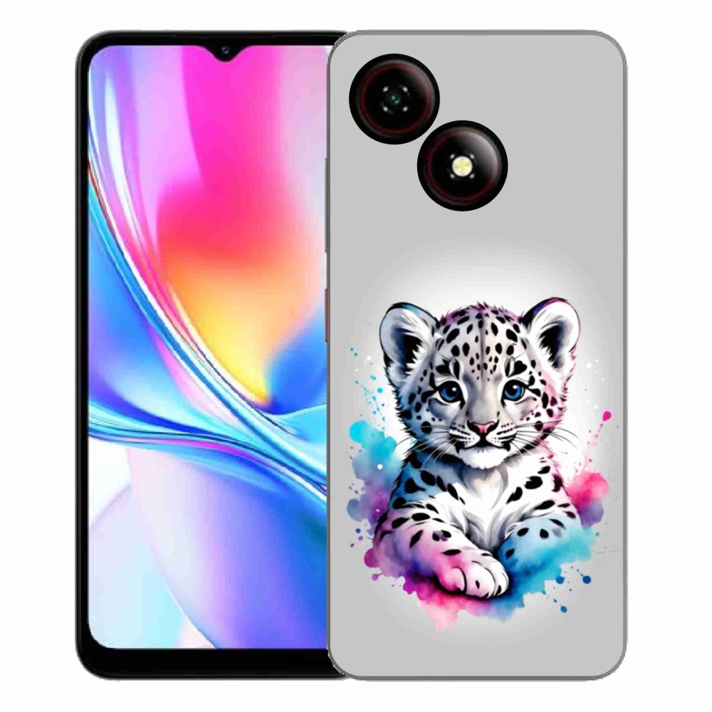 Gelový kryt mmCase na ZTE Blade A35E - levhartí mládě