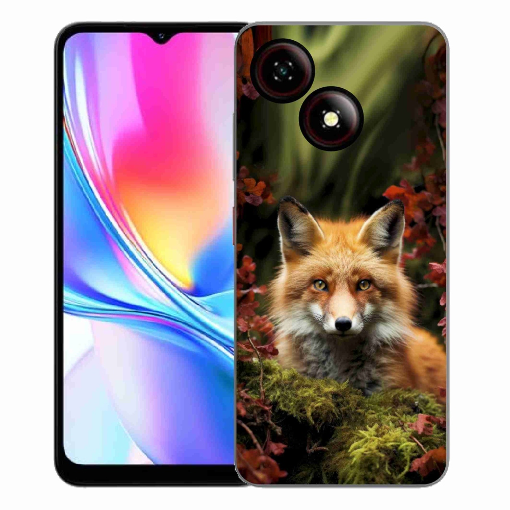 Gelový kryt mmCase na ZTE Blade A35E - liška v lese