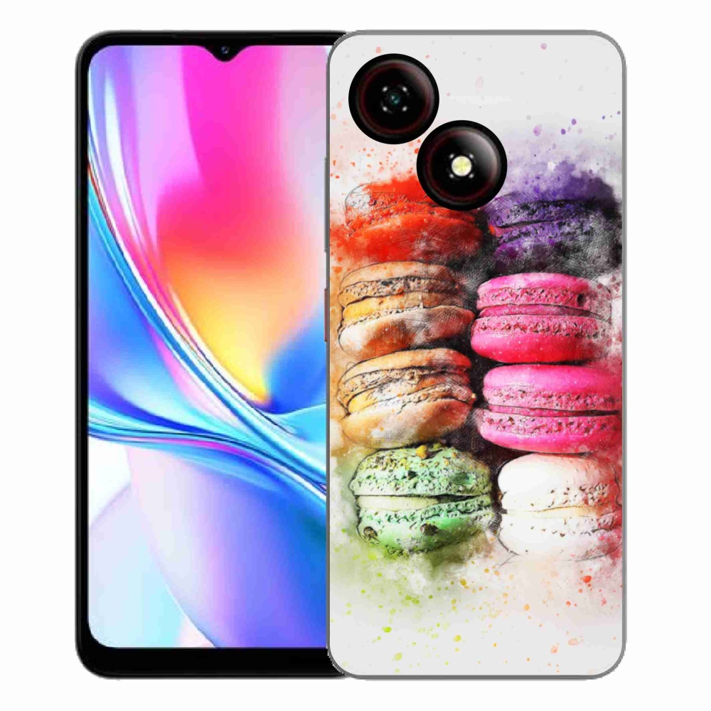 Gelový kryt mmCase na ZTE Blade A35E - makrónky