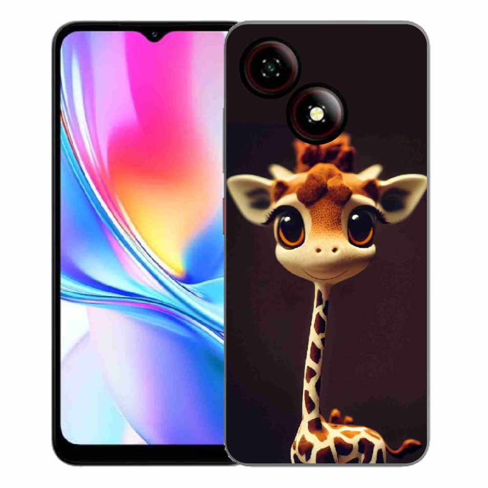 Gelový kryt mmCase na ZTE Blade A35E - malá žirafa