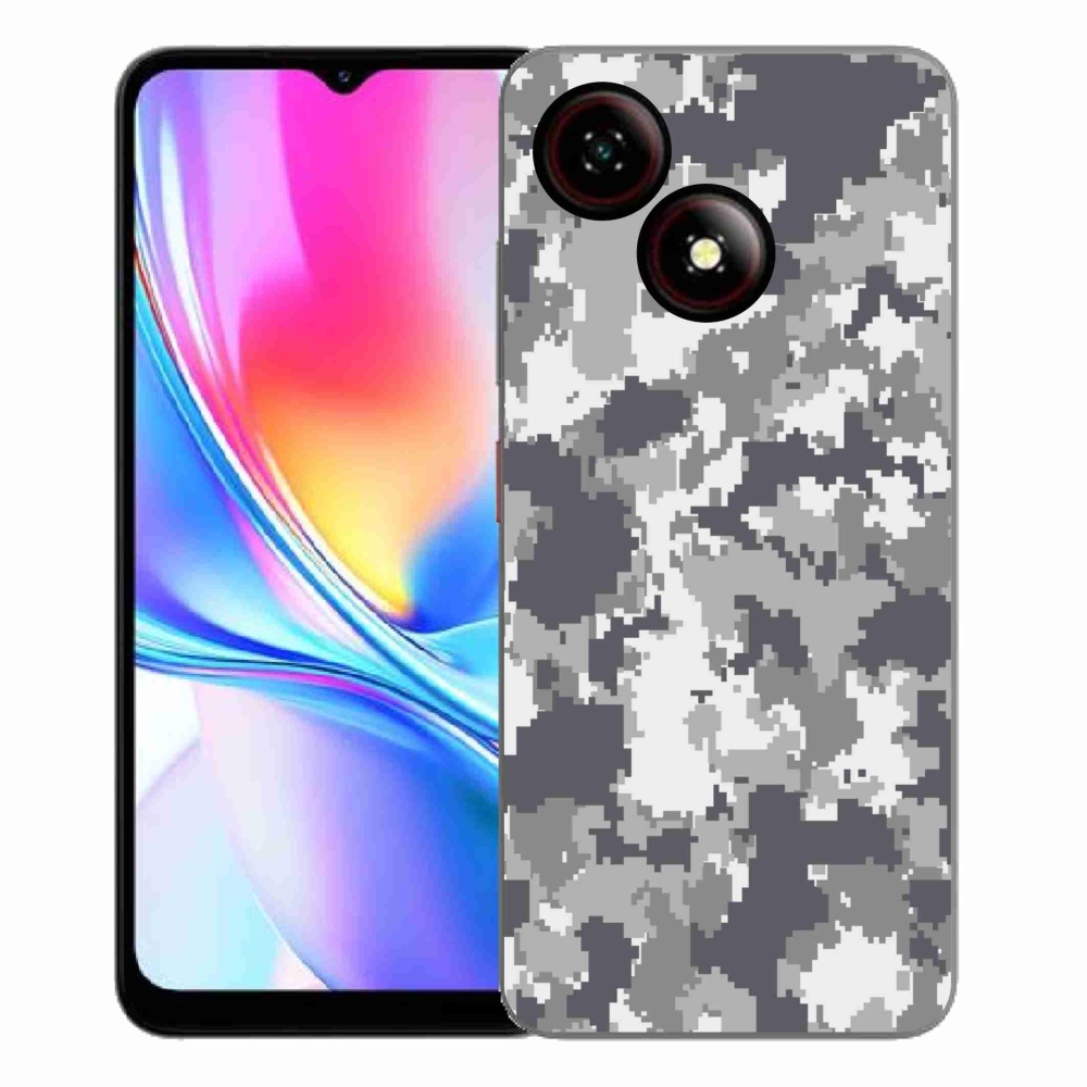 Gelový kryt mmCase na ZTE Blade A35E - maskáčový vzor 2