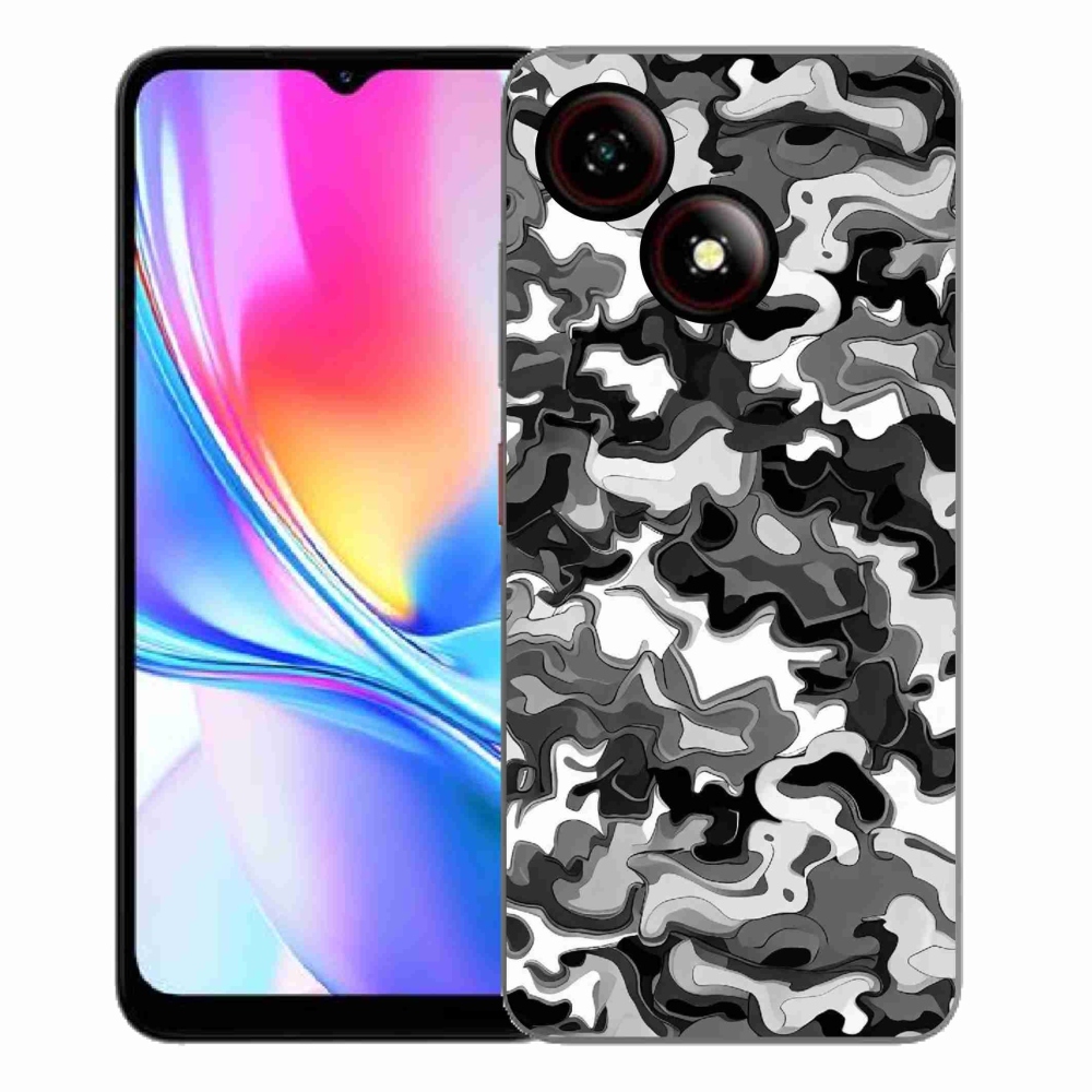 Gelový kryt mmCase na ZTE Blade A35E - maskáčový vzor 3