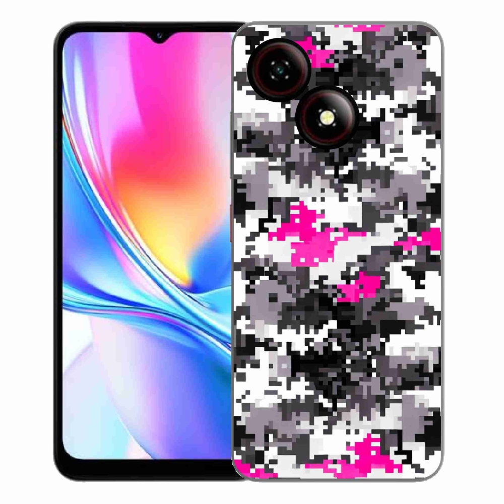 Gelový kryt mmCase na ZTE Blade A35E - maskáčový vzor 4