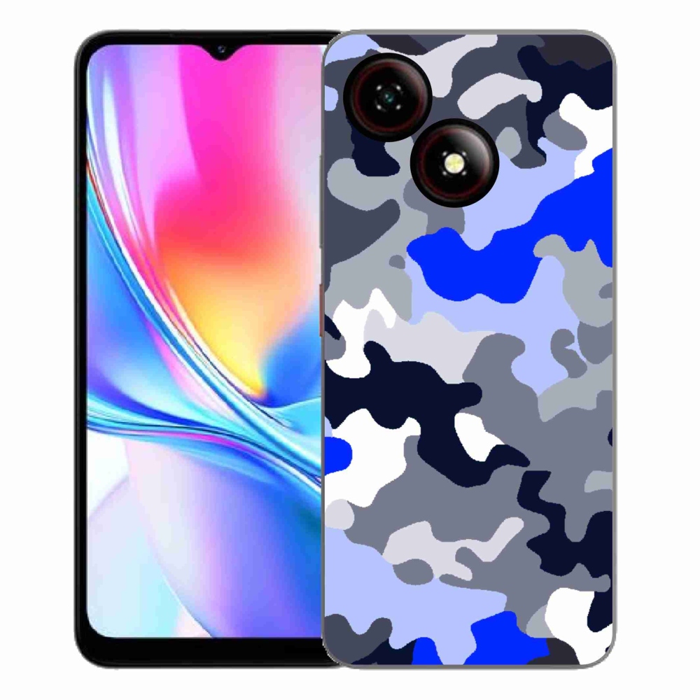 Gelový kryt mmCase na ZTE Blade A35E - maskáčový vzor 8