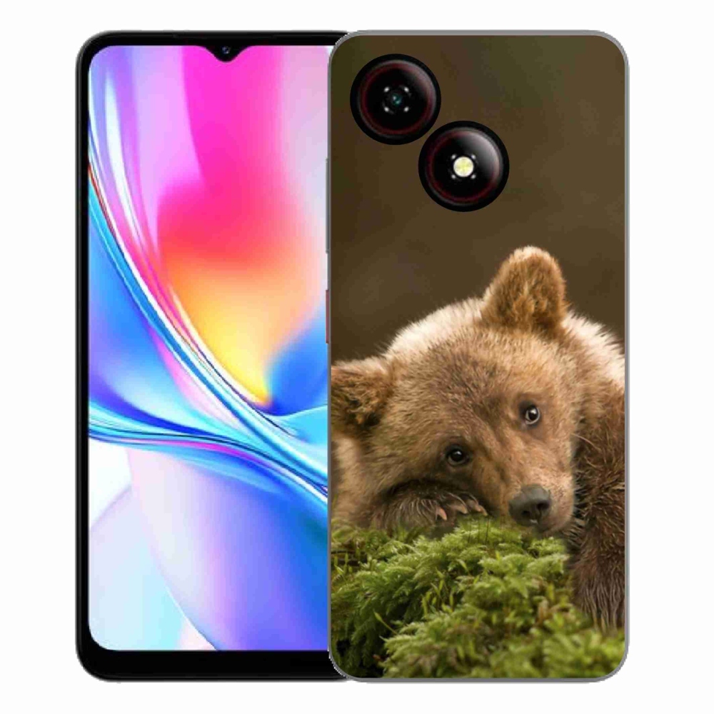 Gelový kryt mmCase na ZTE Blade A35E - medvěd