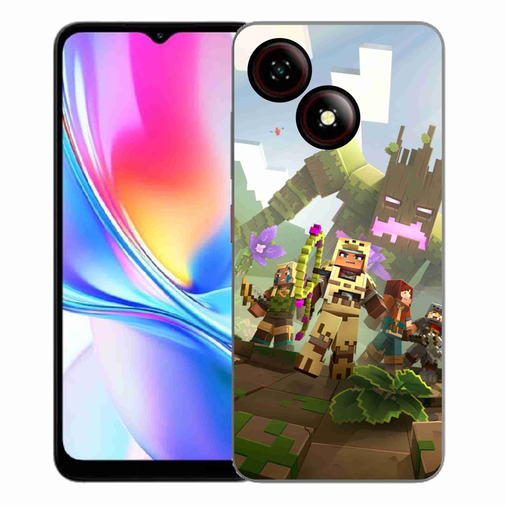 Gelový kryt mmCase na ZTE Blade A35E - minecraft 1