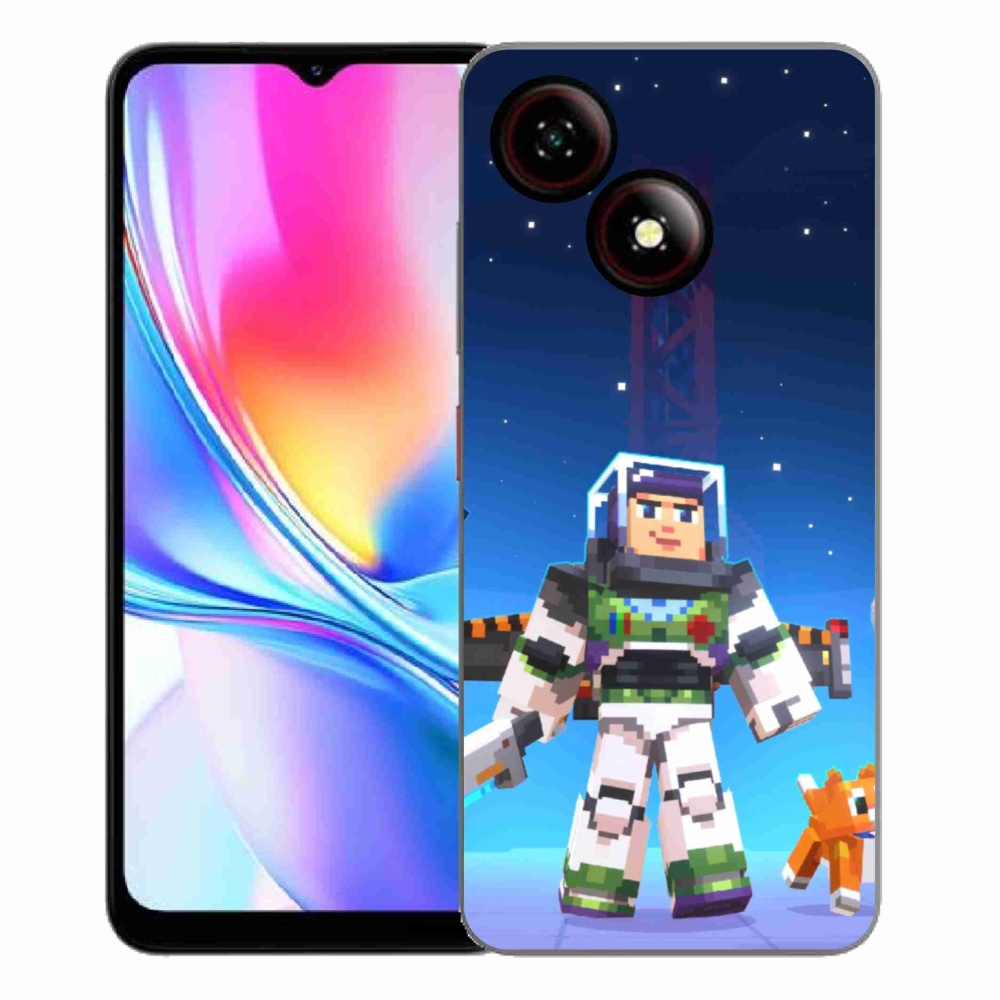 Gelový kryt mmCase na ZTE Blade A35E - minecraft 2