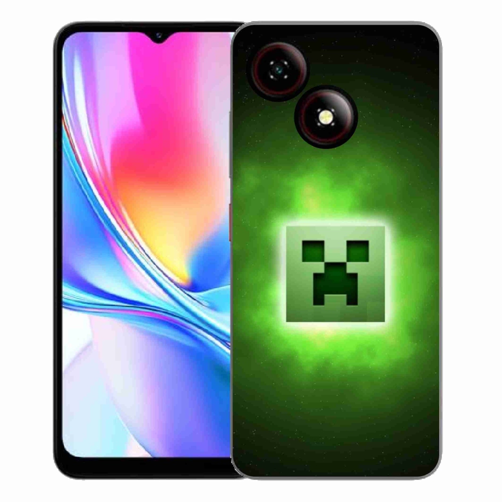 Gelový kryt mmCase na ZTE Blade A35E - minecraft