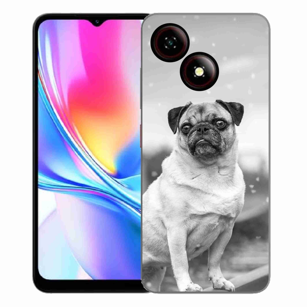 Gelový kryt mmCase na ZTE Blade A35E - mops