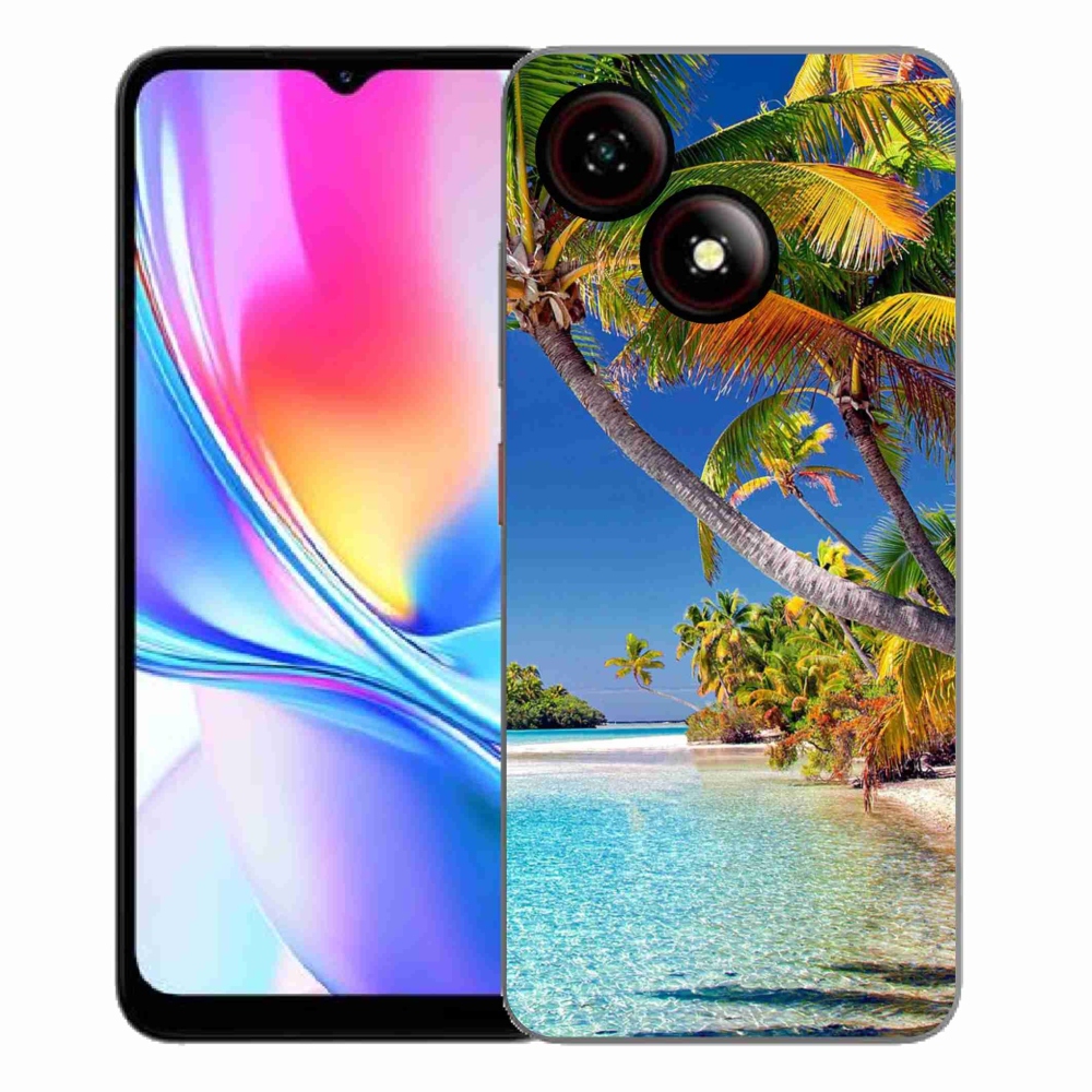 Gelový kryt mmCase na ZTE Blade A35E - mořská pláž