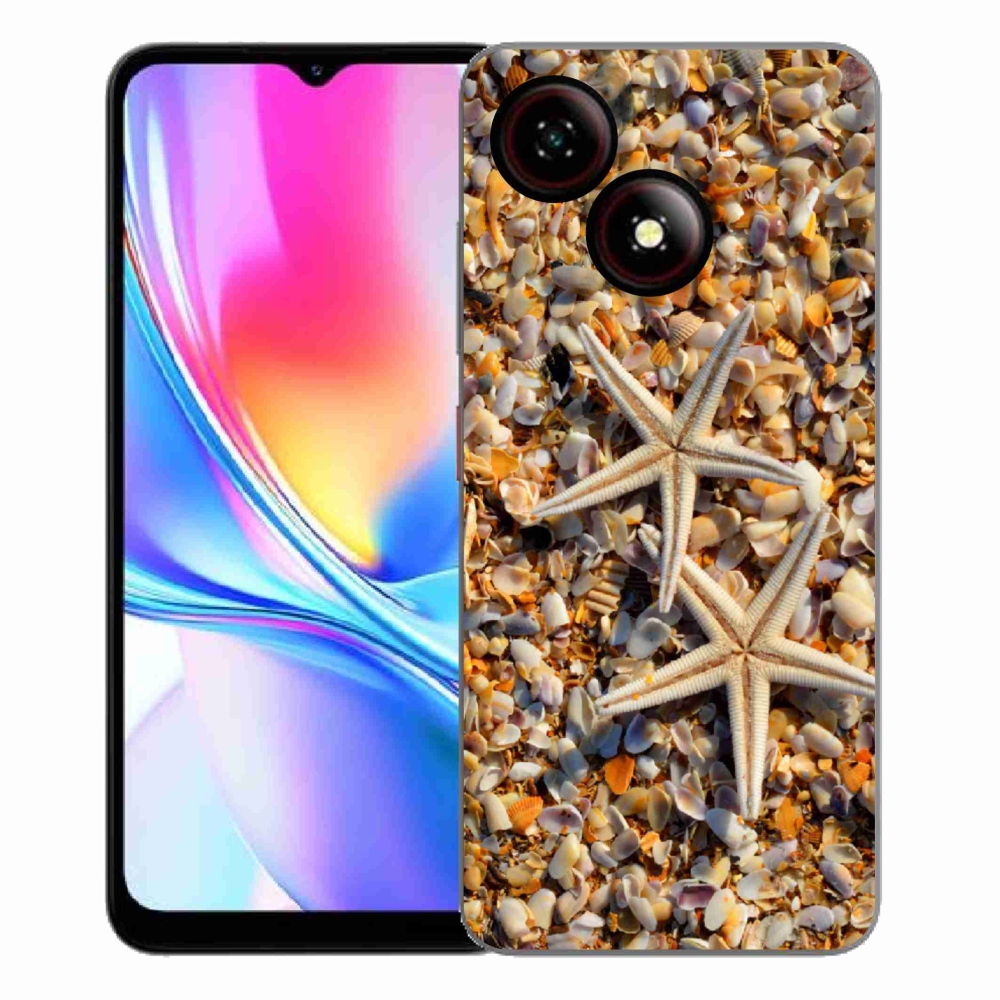 Gelový kryt mmCase na ZTE Blade A35E - mořské hvězdice