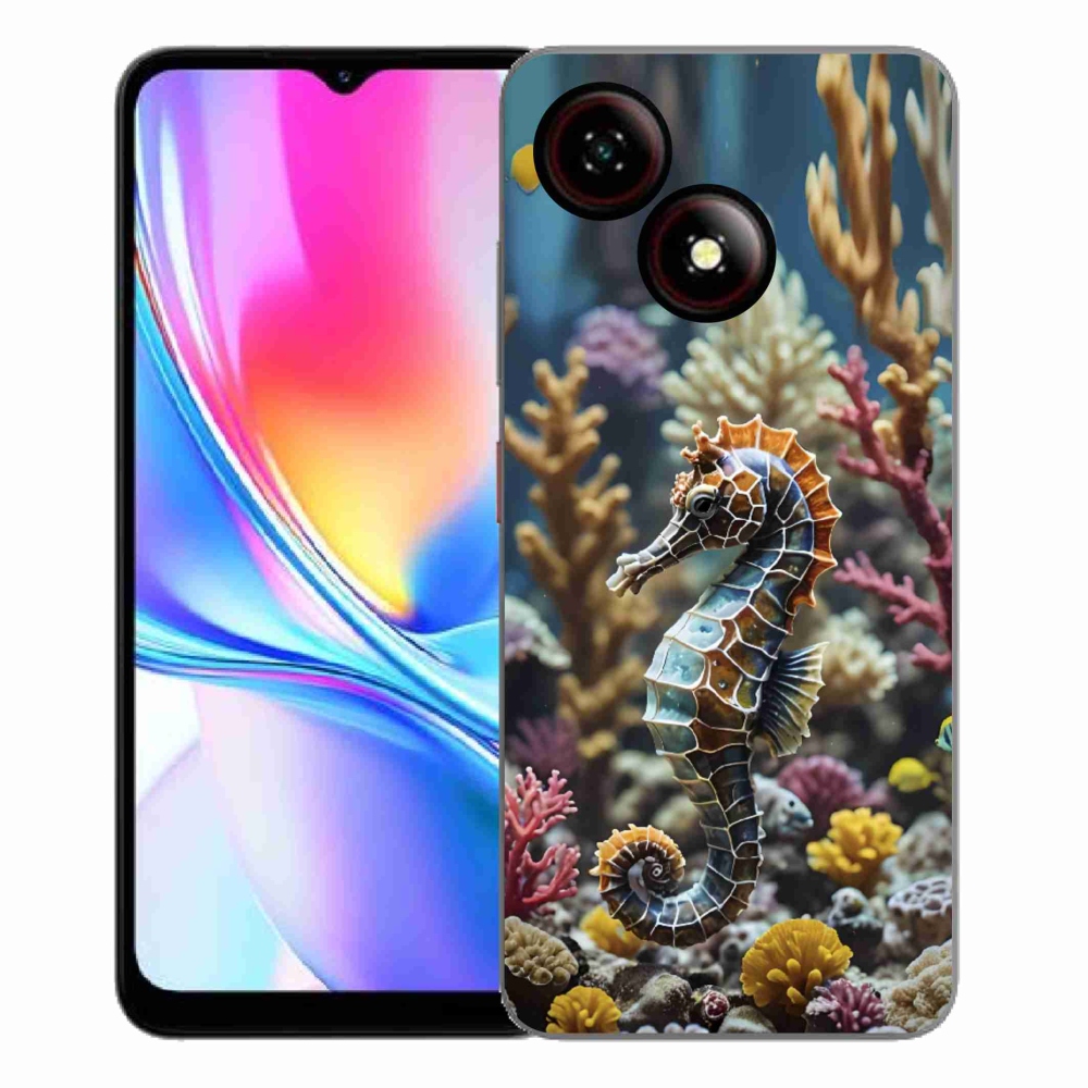 Gelový kryt mmCase na ZTE Blade A35E - mořský koník 2