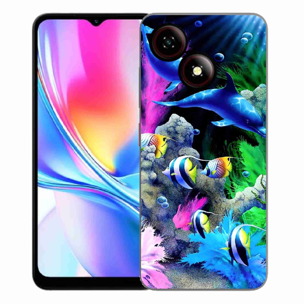 Gelový kryt mmCase na ZTE Blade A35E - mořský svět
