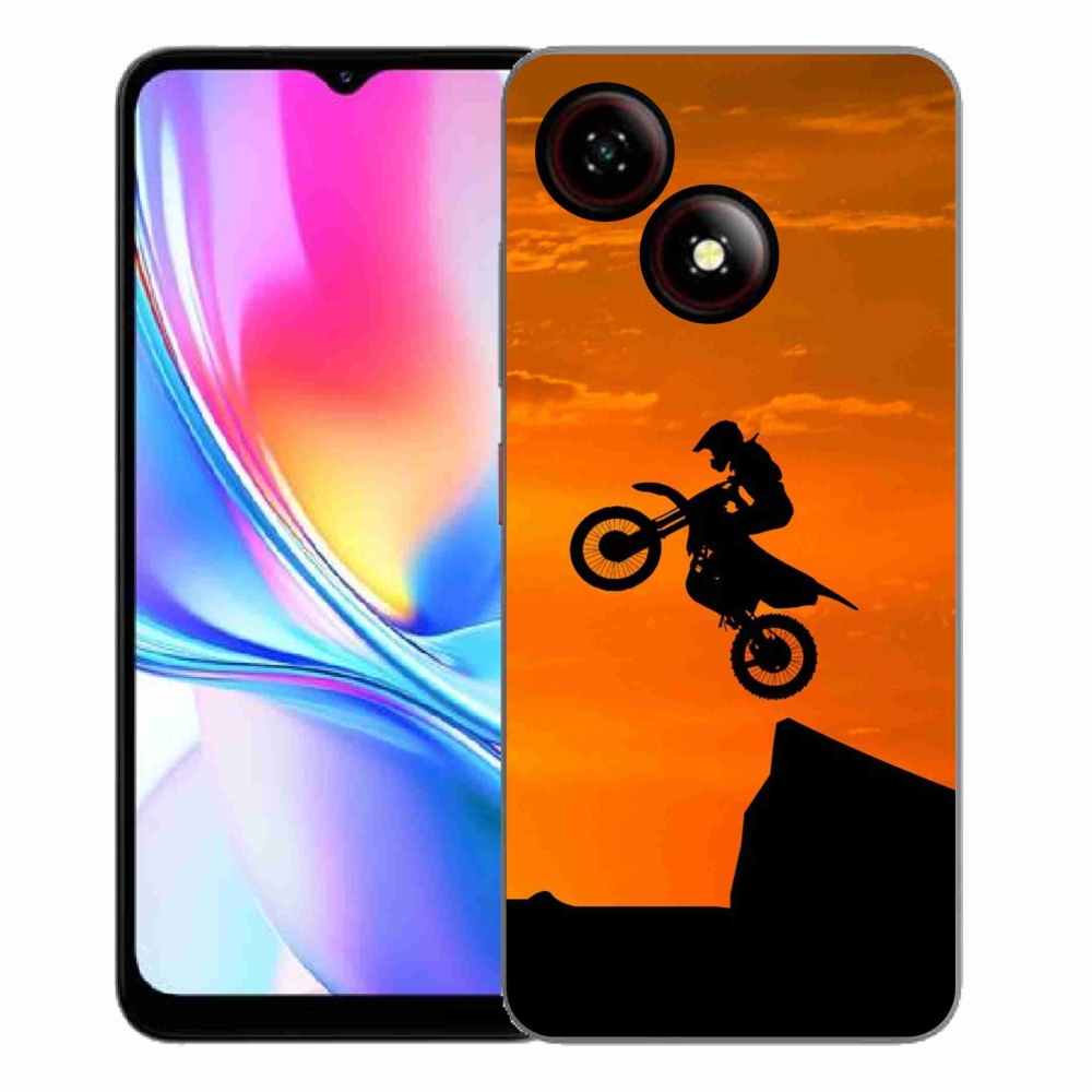 Gelový kryt mmCase na ZTE Blade A35E - motocross