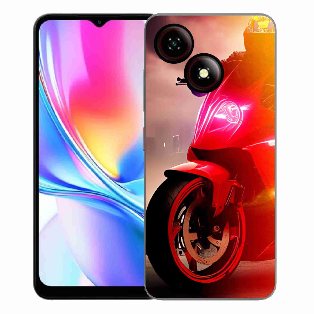 Gelový kryt mmCase na ZTE Blade A35E - motorka
