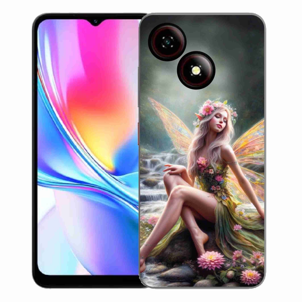 Gelový kryt mmCase na ZTE Blade A35E - motýlí žena 1