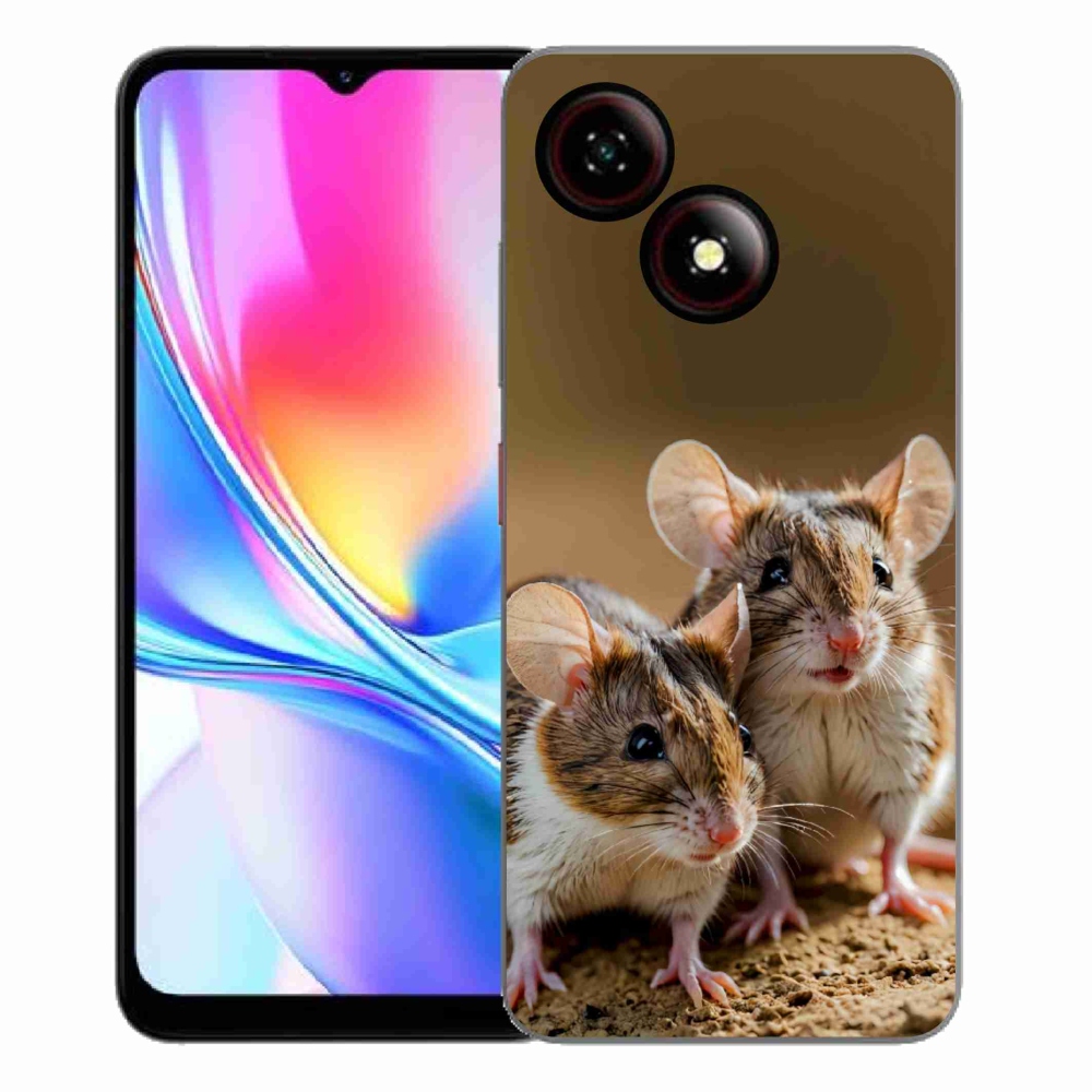 Gelový kryt mmCase na ZTE Blade A35E - myší duo