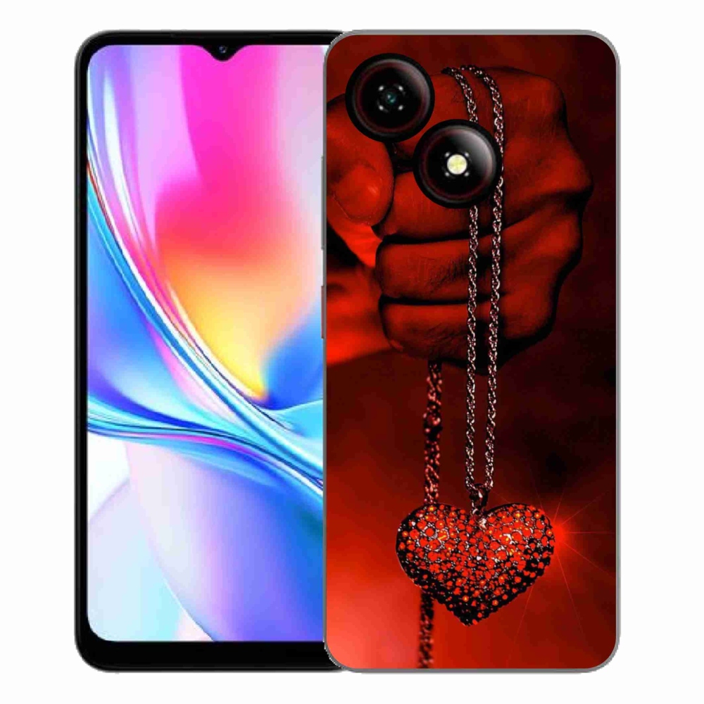 Gelový kryt mmCase na ZTE Blade A35E - náhrdelník