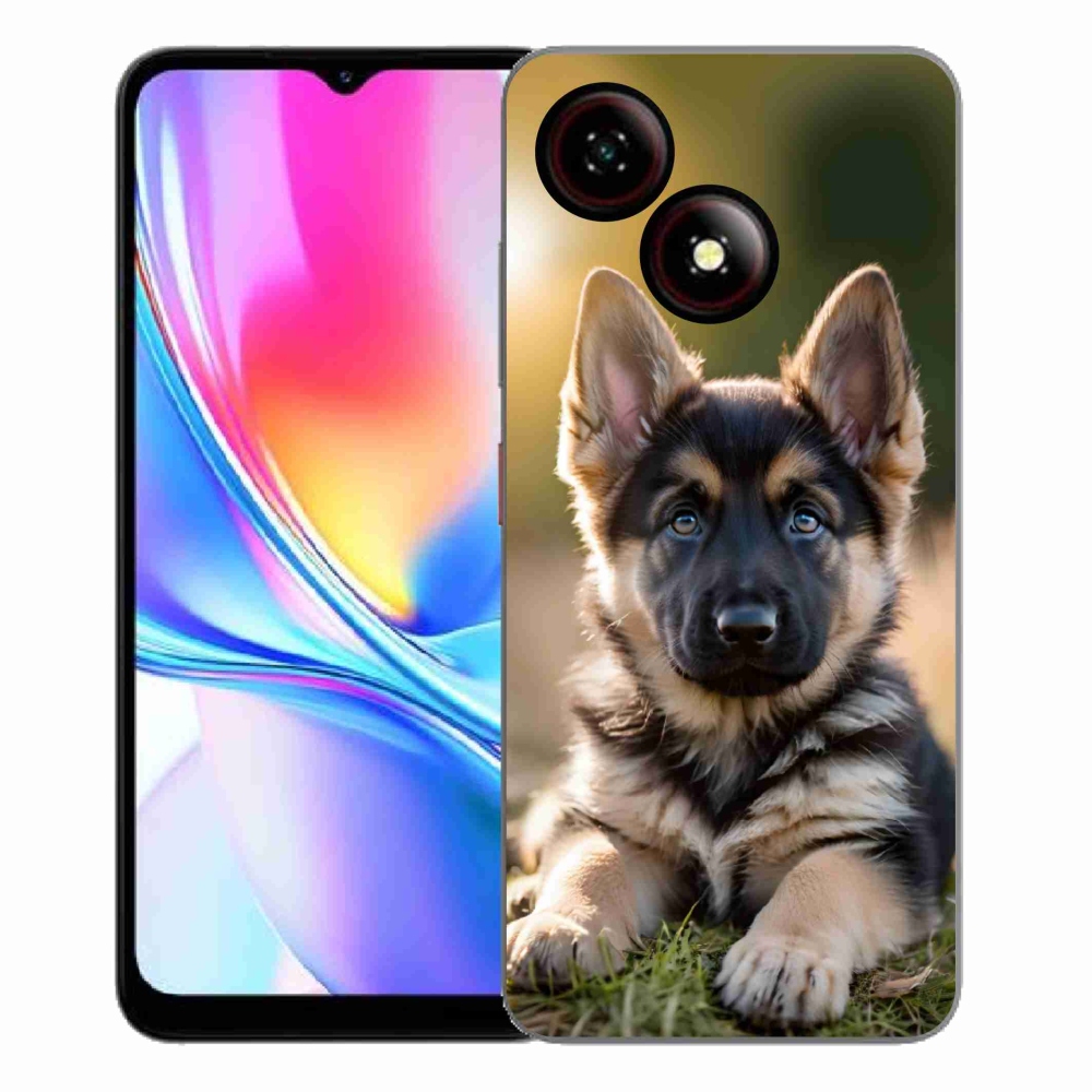 Gelový kryt mmCase na ZTE Blade A35E - německý ovčák v přírodě