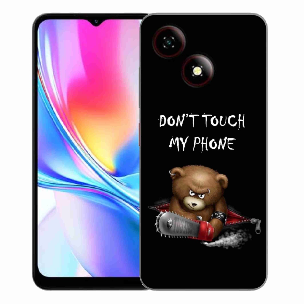 Gelový kryt mmCase na ZTE Blade A35E - nesahej na telefon