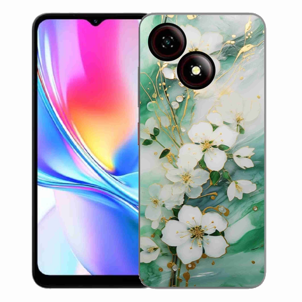 Gelový kryt mmCase na ZTE Blade A35E - něžné květy