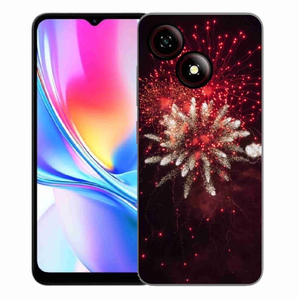 Gelový kryt mmCase na ZTE Blade A35E - ohňostroj