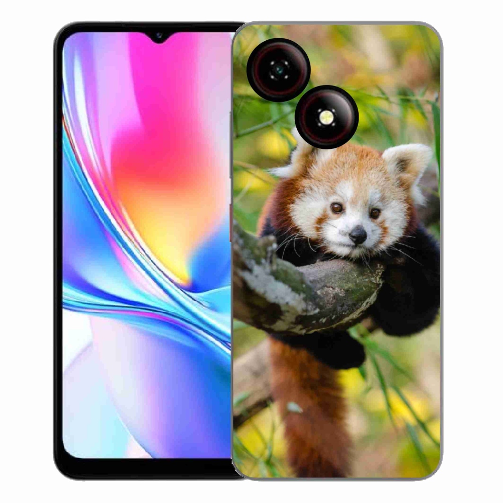 Gelový kryt mmCase na ZTE Blade A35E - panda červená