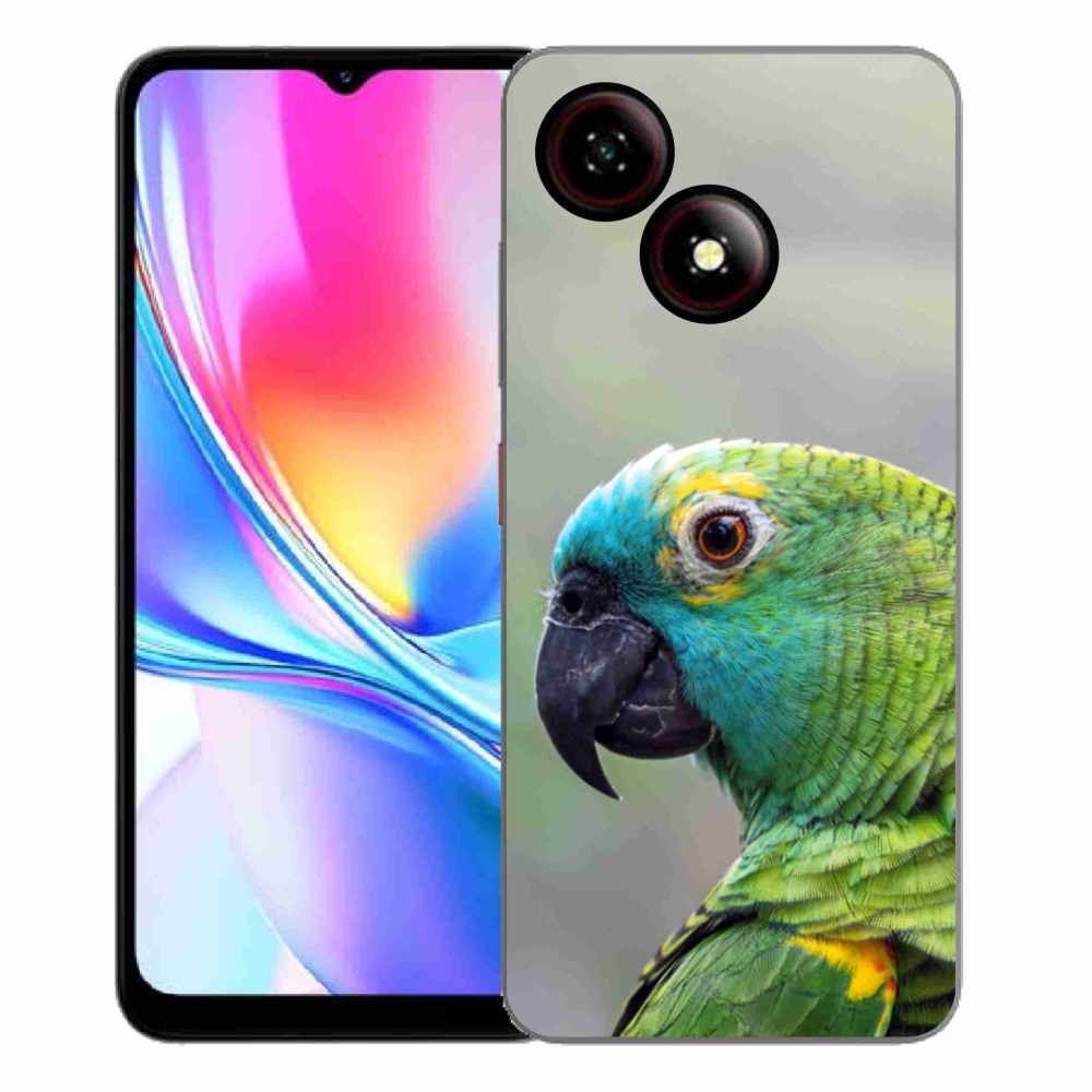 Gelový kryt mmCase na ZTE Blade A35E - papoušek amazoňan