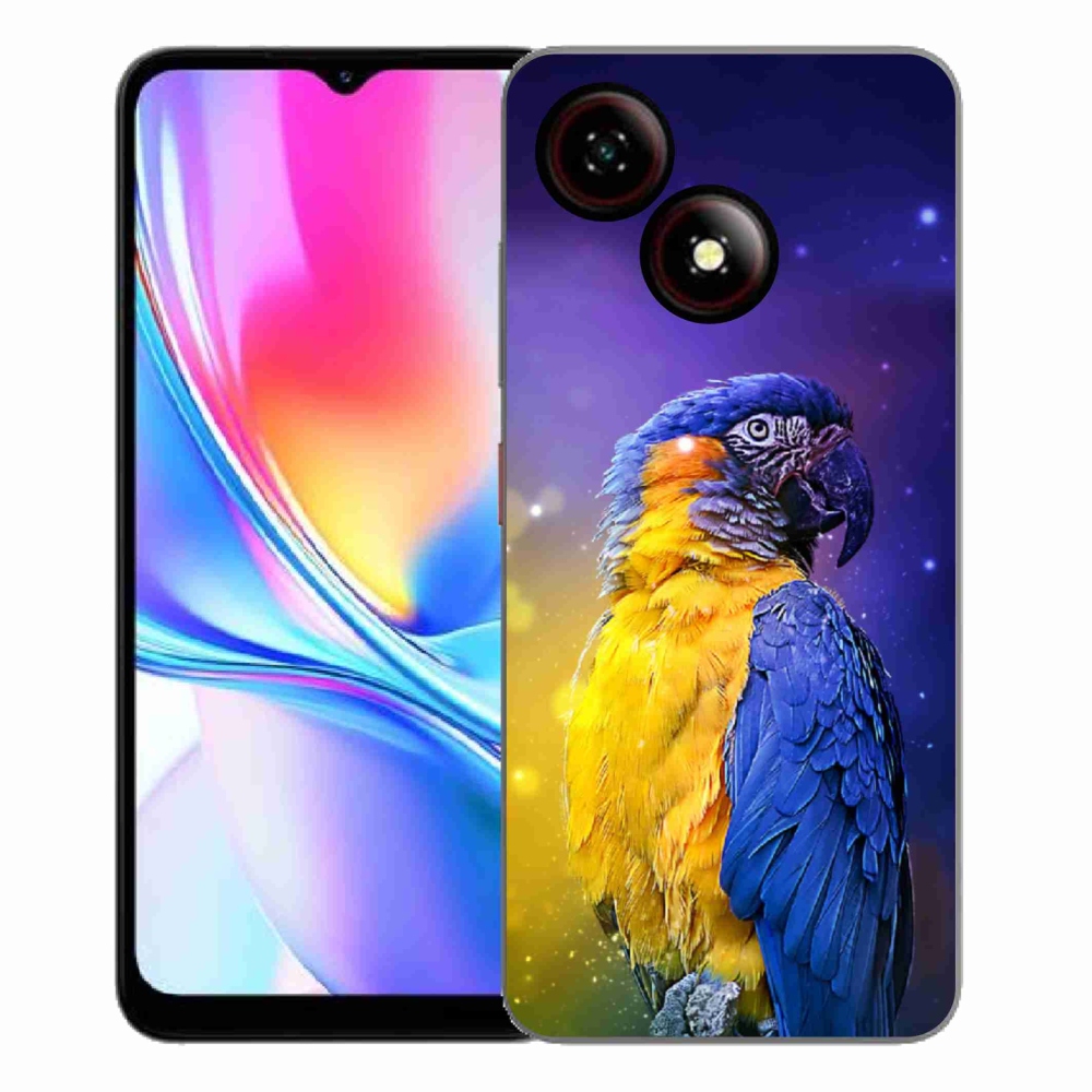 Gelový kryt mmCase na ZTE Blade A35E - papoušek ara 1
