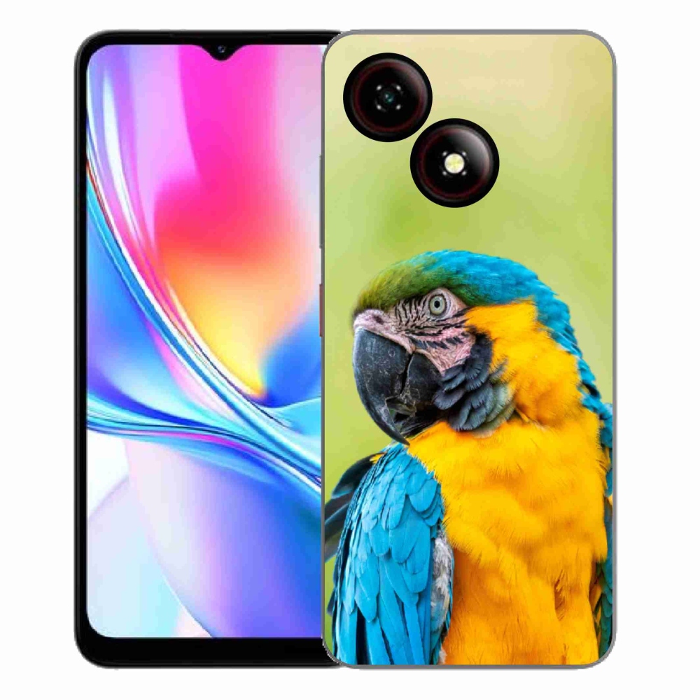 Gelový kryt mmCase na ZTE Blade A35E - papoušek ara 2