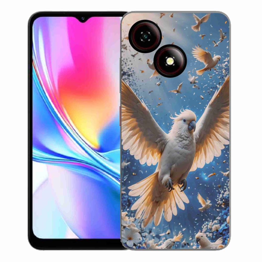 Gelový kryt mmCase na ZTE Blade A35E - papoušek kakadu