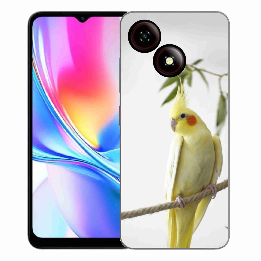 Gelový kryt mmCase na ZTE Blade A35E - papoušek korela chocholatá