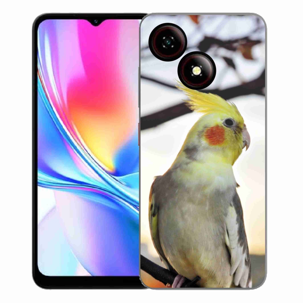 Gelový kryt mmCase na ZTE Blade A35E - papoušek korela