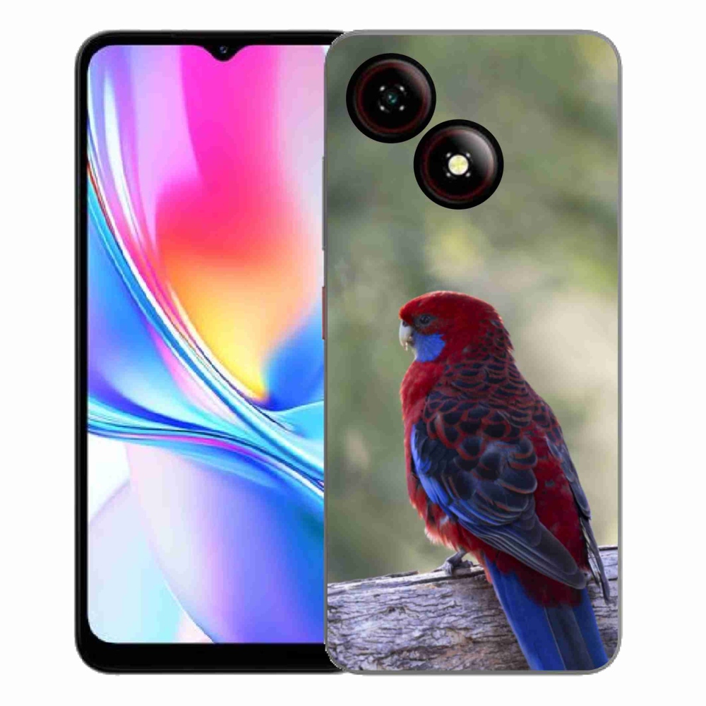 Gelový kryt mmCase na ZTE Blade A35E - papoušek rosela