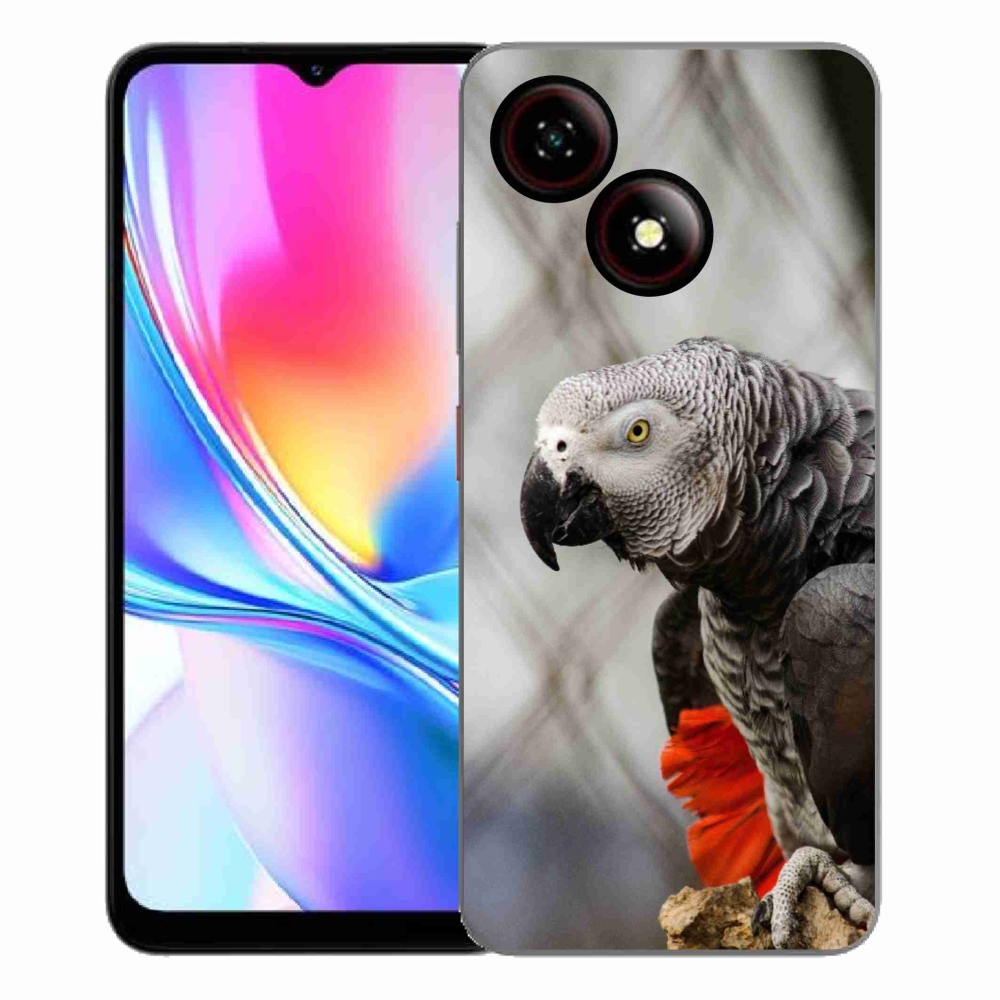 Gelový kryt mmCase na ZTE Blade A35E - papoušek žako 3