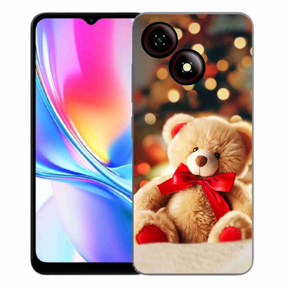 Gelový kryt mmCase na ZTE Blade A35E - plyšový medvídek