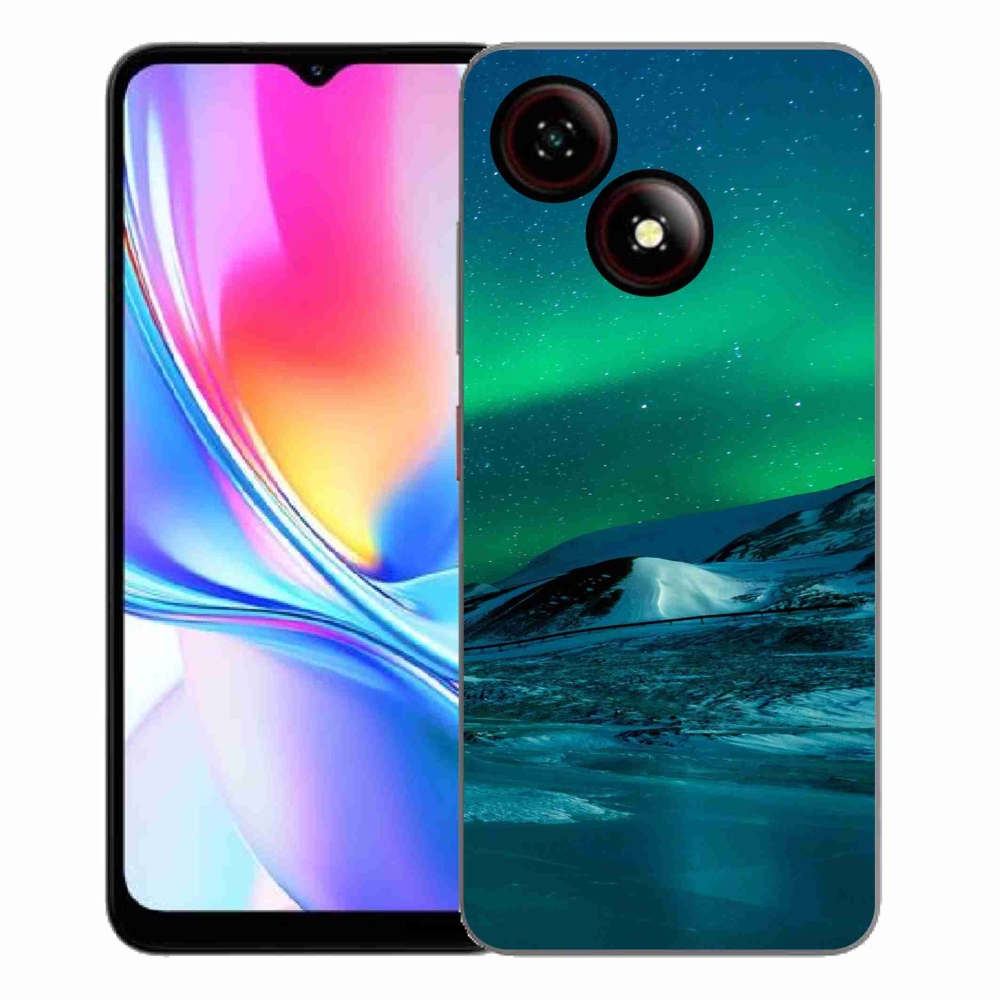 Gelový kryt mmCase na ZTE Blade A35E - polární záře