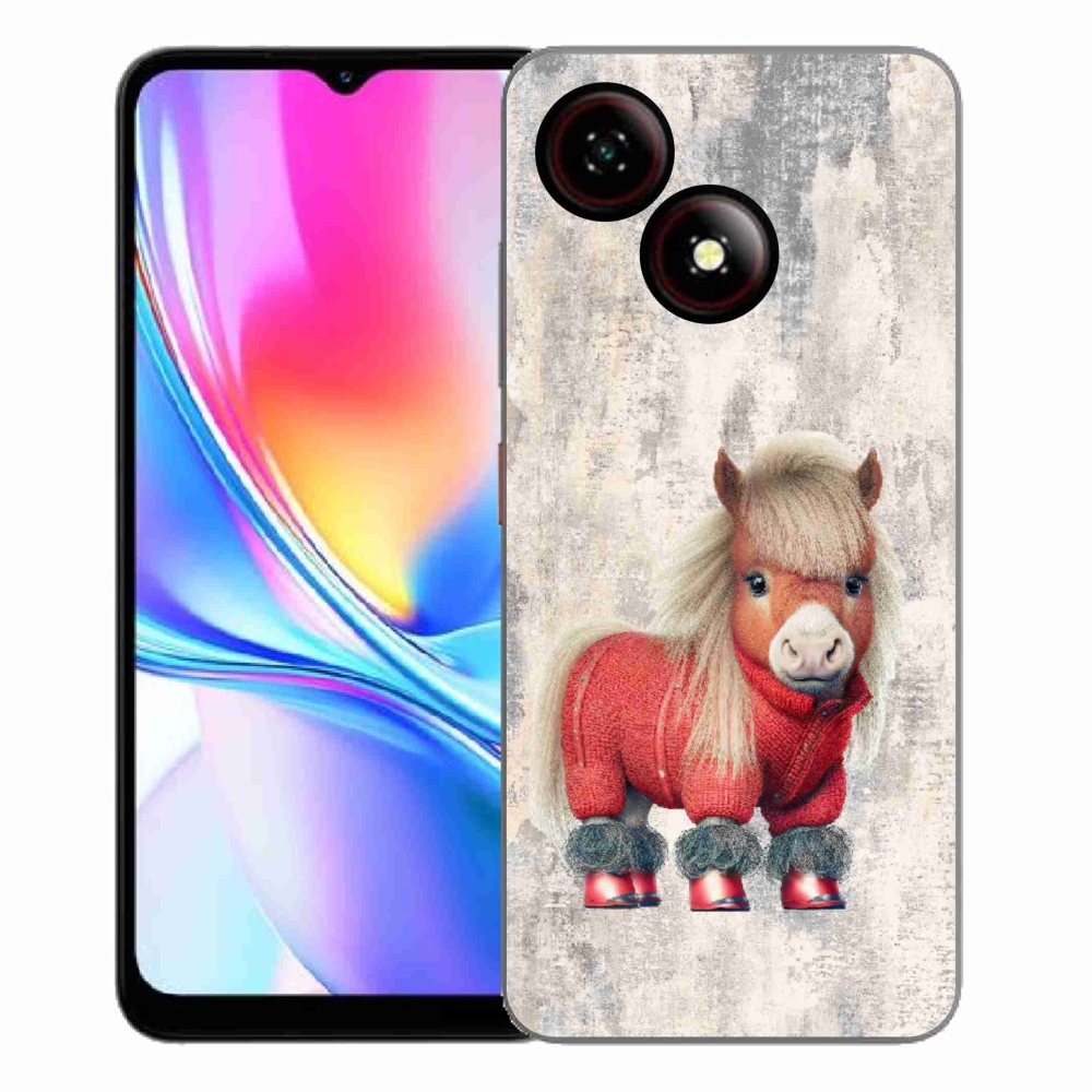 Gelový kryt mmCase na ZTE Blade A35E - poník ve svetru