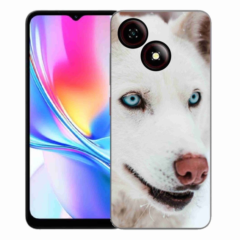 Gelový kryt mmCase na ZTE Blade A35E - psí pohled
